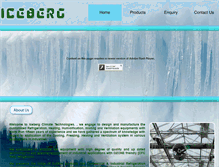 Tablet Screenshot of icebergclimatetechnologies.com